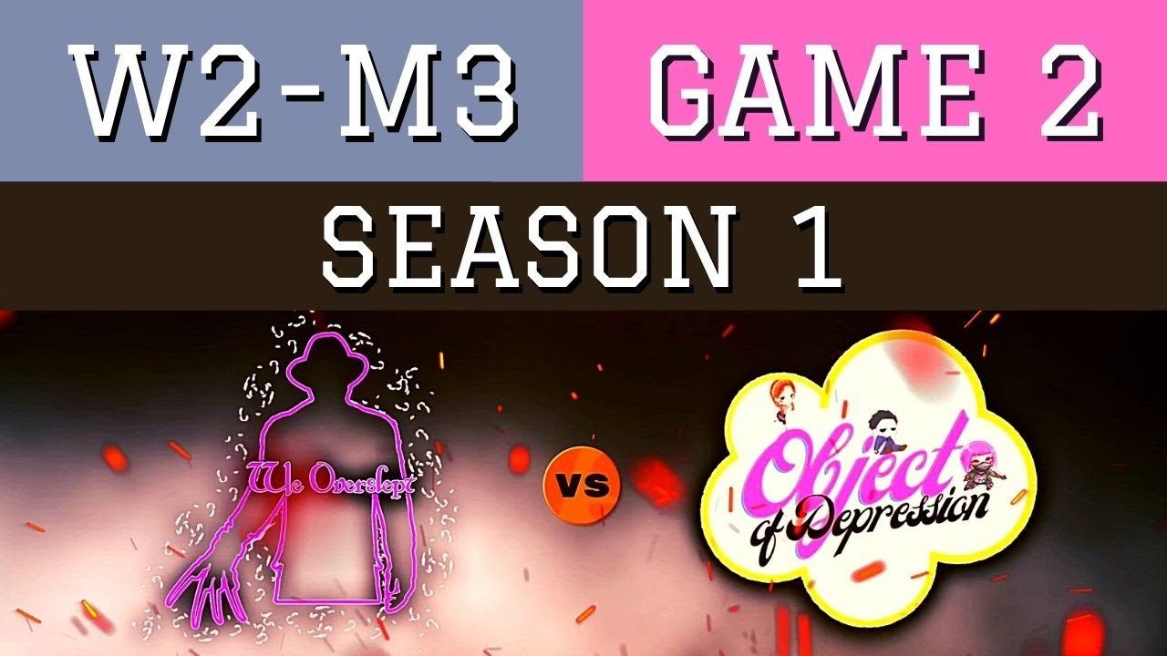 GAME 2 | S1W2M3 | We Overslept vs. Object of Depression | Vigo's Court DBD League смотреть онлайн