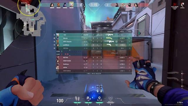 Yoru gameplay with 1000 PING #VALORANT смотреть онлайн