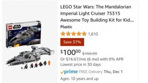 LEGO Deal Alert! LEGO Star Wars Imperial Light Cruiser For $100!!!