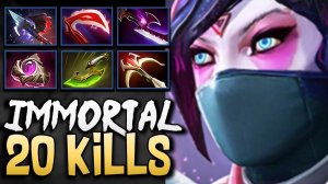 Templar Assassin Gameplay with 20 Kills and Swift - Dota 2 7.36