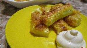 Кабачки в сырной панировке