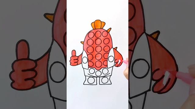 ПОП ИТ / АМОНГ АС / УЧИМСЯ РИСОВАТЬ И РАСКРАШИВАТЬ / НАРИСУЙ КА смотреть онлайн