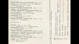 Вокальный ансамбль "Рустави" (MC 1981)