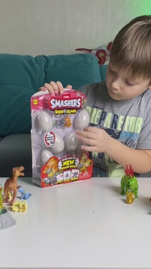 Распаковка игрушек с детского мира. Набор яйца от Zuru. Игрушки от #Zuru #Smashers