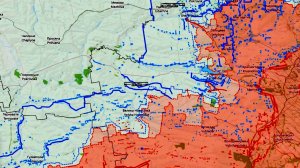 Карта боевых действий. Изменение линии фронта за ноябрь 2024 года