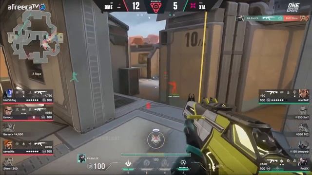 First Map is Crazy! XERXIA vs BOOM Esports - Highlights VOD - AfreecaTV SEA Invitational | Valorant