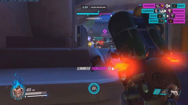 Warming up for Overwatch 2 | Valorant and Overwatch highlights смотреть онлайн