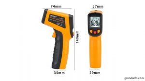 -50 tot 600 graden pyrometer digitale thermometer laser outdoor elektronische infrarood ir thermome