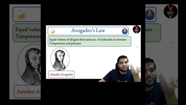 avogadro's law by arvind arora sir chemistry class 11
