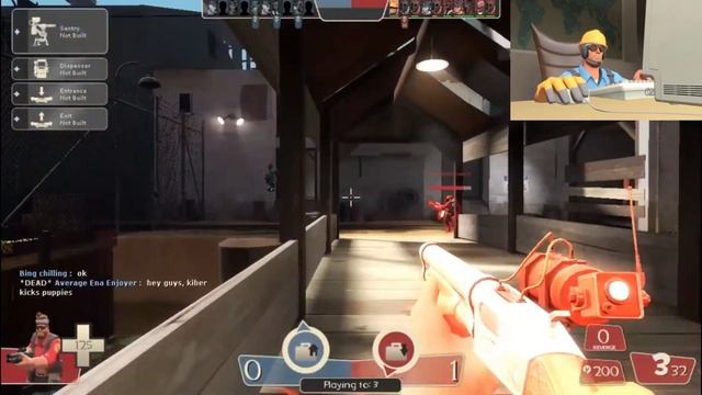 Engineer plays Team Fortress 2 смотреть онлайн