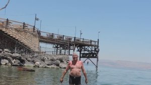 ИЗРАИЛЬ 2017: Тверия. Моё купание в Галилейском море (Кинерете) – 6 июня  2017, ВТ