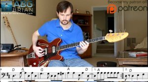 Ricky Nelson - Travelin' Man - Bass Transcription