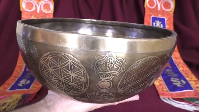 Поющая чаша кованая Премиум 29 см, Си 120 Гц, Фа# 368 Гц смотреть онлайн