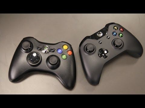 Xbox One vs. Xbox 360 Controller Comparison смотреть онлайн