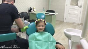 Дочка Жанна удаление молочных зубов. Deaf