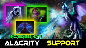 ALACRITY Gameplay SUPPORT WINTER WYVERN [DOTA 2] #dota2