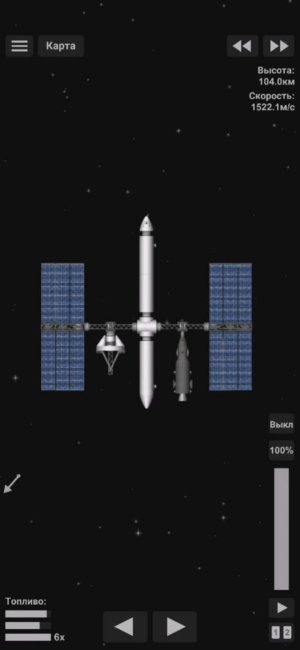 Первый экипаж на станции и её активация | spaceflight simulator