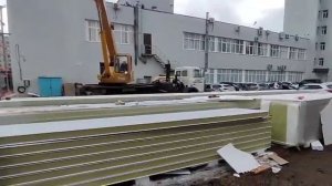 Производство и сборка самонесущих складов, на основе конструкций из складских паллетных стеллажей.