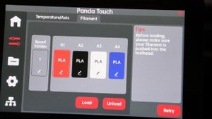 Using the BigTreeTech PANDA TOUCH - How it works. Bambu Lab P1S/P1P/A1 3D Printer
