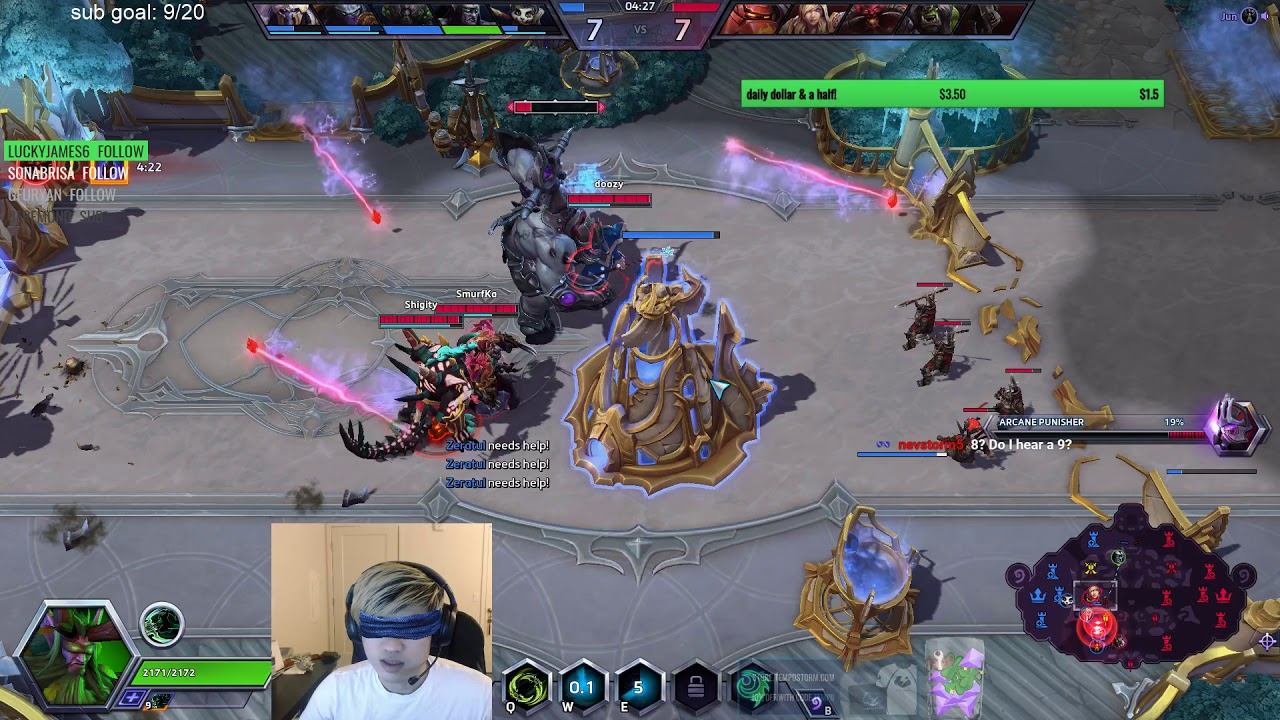 Illidan Meta - 3 Melee Assassins and Aba No tank Clown Fiesta - Grandmaster HL/TL Game смотреть онлайн