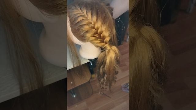 Нежная праздничная прическа для девочек