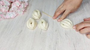 Необычные Сдобные Булочки! Шикарные Булочки к чаю/ Булочки с Начинкой/ Тесто, Сдоба,Булочки