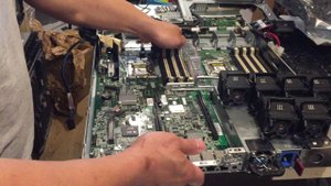 DL360e Gen8 HP motherboard replacement, cache module installation G8 Proliant