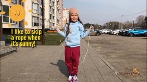 What do you like  to do when it's sunny