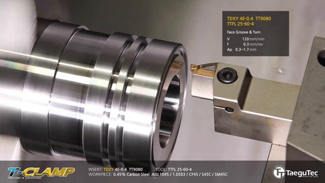 Multipurpose Grooving and Turning Applications TDXY