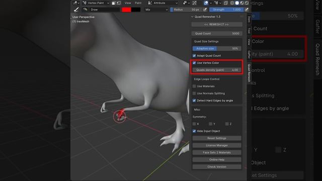 Blender Secrets 854 - Quad Remesher add-on