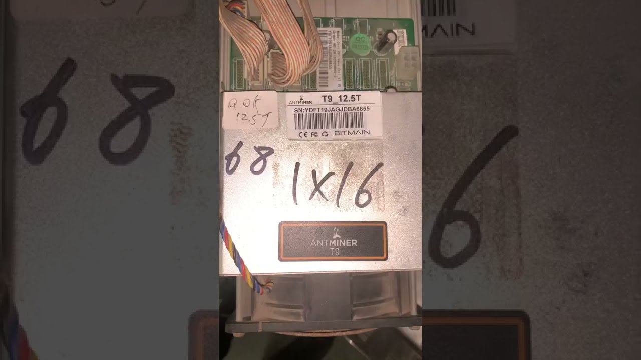 Antminer T9+ 10.5 - 12 TH/s смотреть онлайн