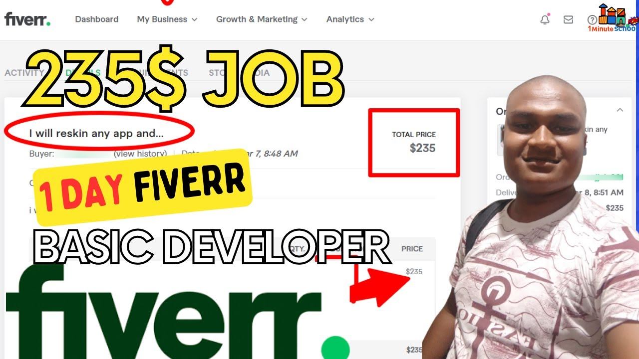 Android developer ।Entry Level Android Developer salary ।Freelancing Tutorial Video। 1 Minute Schoo