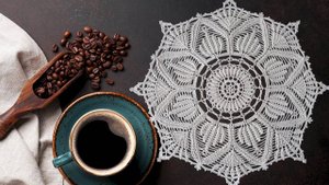 Салфетка "Мокко". Часть 3