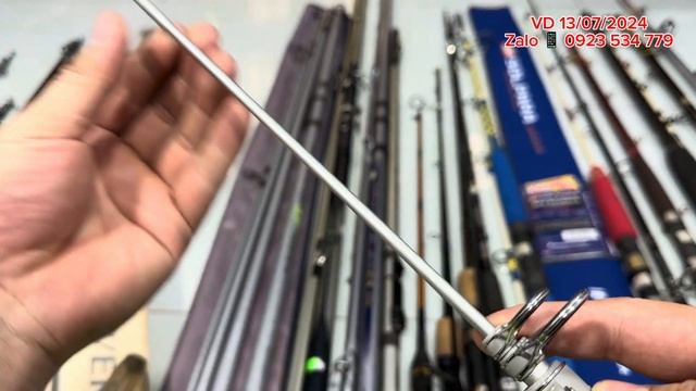 Cần câu nhật thanh lý.video 1307 cần câu máy câu nhật bản. Lh zl  0923 534 779