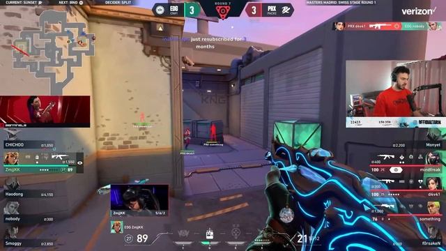 PRX Something 4k with an Operator EDG vs PRX - Valorant Masters Madrid смотреть онлайн