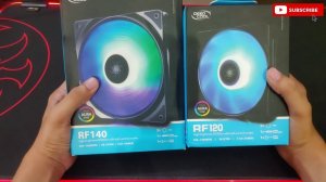 Deepcool Case Fans RF140 and RF120 Unboxing