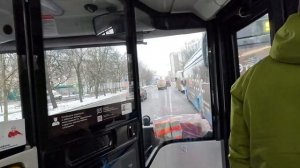 Перенос остановок автобуса в левый ряд. Череповецкая ул. Берегите себя.
