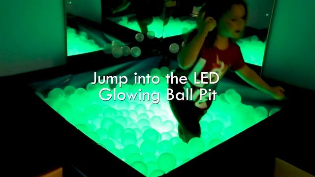 The LED Glowing Ball Pit is a sensory room must-have