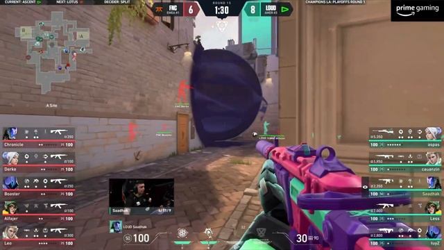 [PLAYOFFS] LOUD VS FNATIC VALORANT CHAMPIONS LA 2023 (WHAT A CLOSE GAME!)