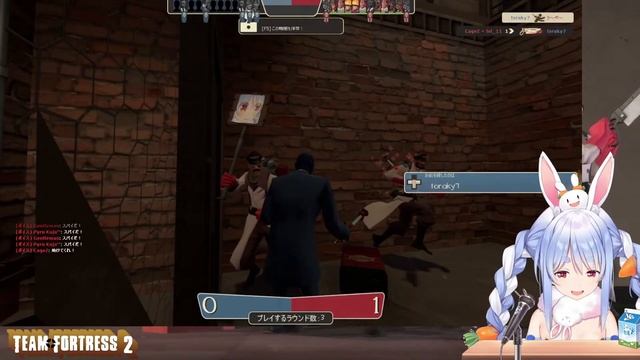 Пекора заметила себя в Team Fortress 2 Hololive RU SUB