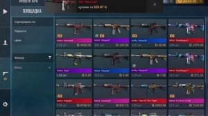 Собрал красный инвентарь за 10 тысяч голды в standoff 2