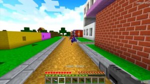 Я с ВЛАДОМ А4 СПРЯТАЛСЯ ПОД КРОВАТЬЮ ОТ СОЛНЦЕ И ЛУНА АНИМАТРОННИК ФНАФ В МАЙНКРАФТ MINECRAFT