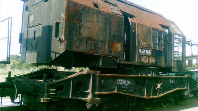 🚂 Macara de rulare cu 6 axe Ardelt in gara Jimbolia,2011 смотреть онлайн