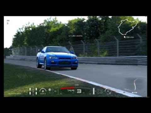 GT7 Nürburgring Nordschleife R34 V-SPEC II Normal replay 7’38.317 смотреть онлайн