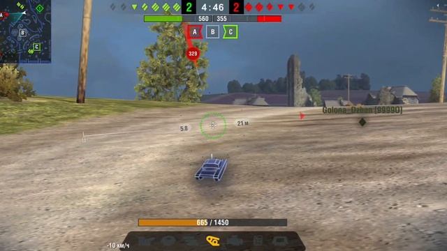 ПТ САУ  AT-15 Noble, Прикольный камуфляж. Обзор танка, классный бой снес 3100хп.