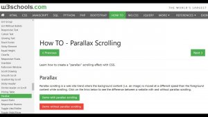 LIS 558 Web Tutorial - Parallax Scrolling Effect