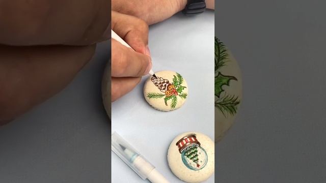 Зимние пряники с использованием пищевых фломастеров Top Decor