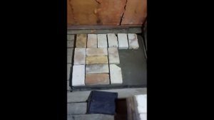 Основание под печку на дачке