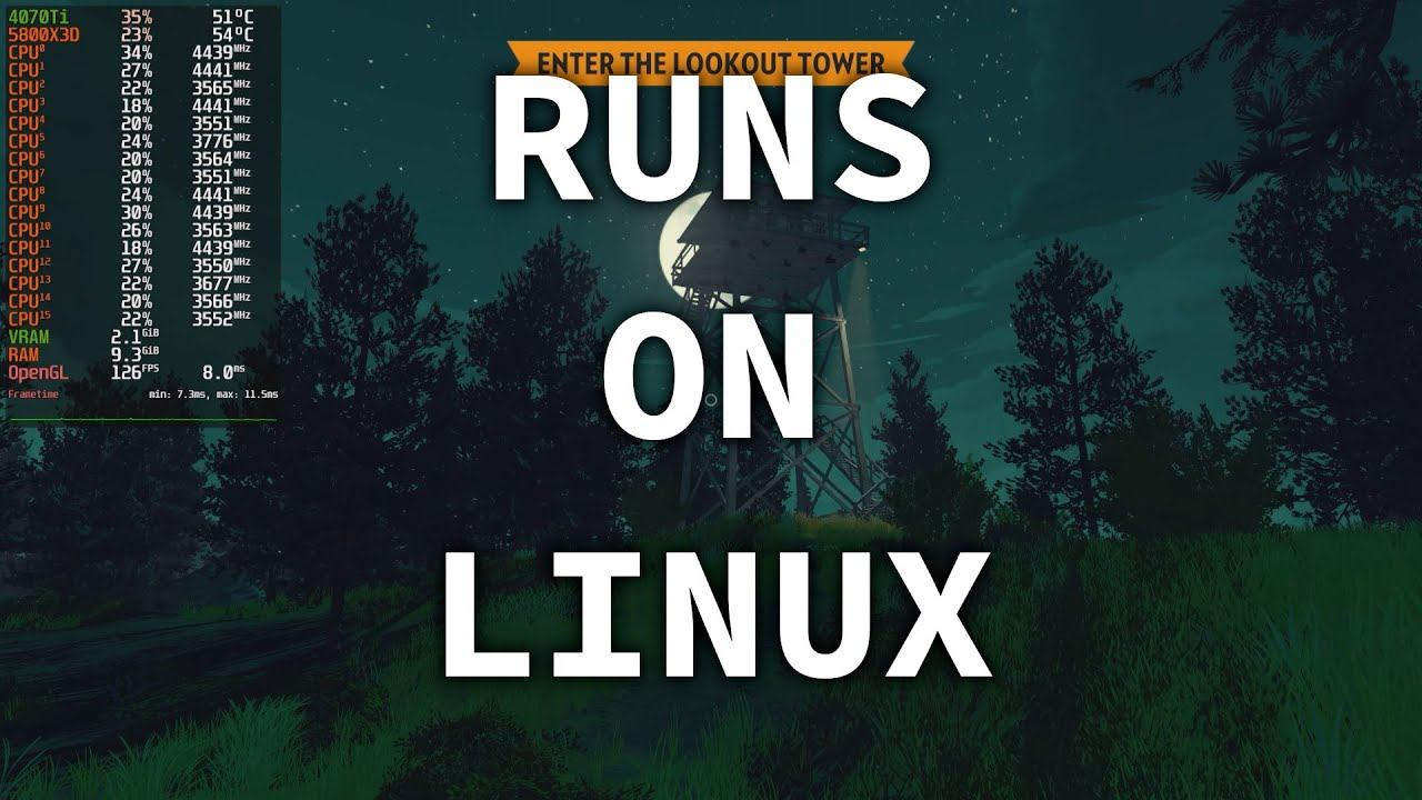 Firewatch Runs on Linux [Native] смотреть онлайн