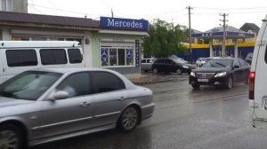 Кортеж Абдулатипова в Дербенте.